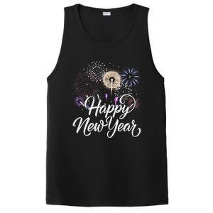 Happy New Year 2025 Fireworks New YearS Eve Party Countdown PosiCharge Competitor Tank