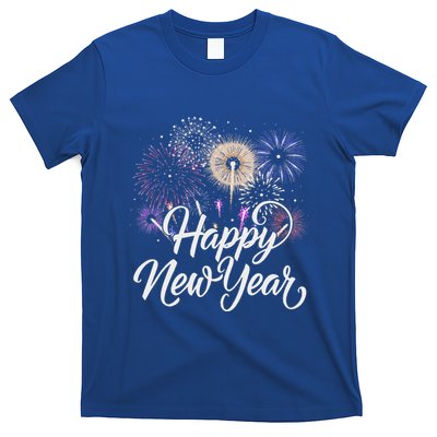 Happy New Year 2025 Fireworks New YearS Eve Party Countdown T-Shirt