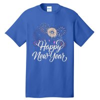 Happy New Year 2025 Fireworks New YearS Eve Party Countdown Tall T-Shirt