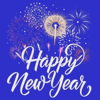 Happy New Year 2025 Fireworks New YearS Eve Party Countdown Button