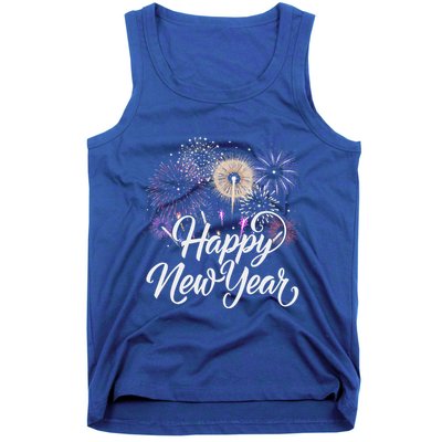 Happy New Year 2025 Fireworks New YearS Eve Party Countdown Tank Top