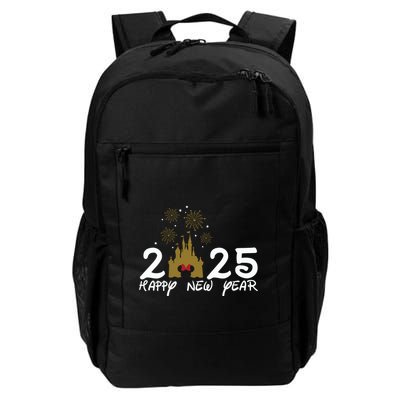 Happy New Year 2025 Magical Castle Holiday Daily Commute Backpack