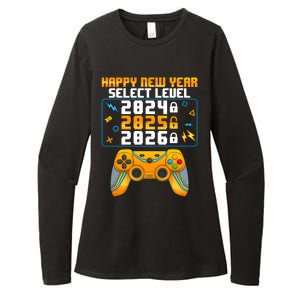 Happy New Year Select Level 2025 New Years Eve Party Great Gift Womens CVC Long Sleeve Shirt