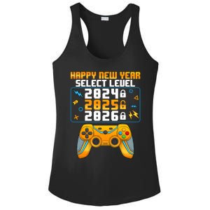 Happy New Year Select Level 2025 New Years Eve Party Great Gift Ladies PosiCharge Competitor Racerback Tank