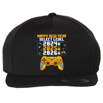 Happy New Year Select Level 2025 New Years Eve Party Great Gift Wool Snapback Cap