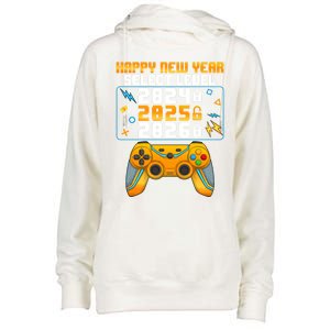 Happy New Year Select Level 2025 New Years Eve Party Great Gift Womens Funnel Neck Pullover Hood