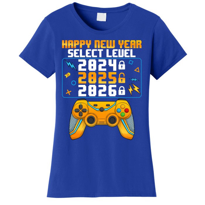 Happy New Year Select Level 2025 New Years Eve Party Great Gift Women's T-Shirt