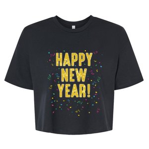 Happy New Year Bella+Canvas Jersey Crop Tee