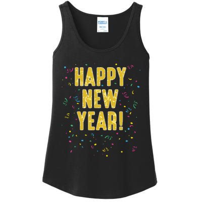 Happy New Year Ladies Essential Tank