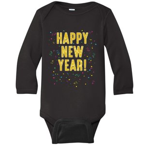 Happy New Year Baby Long Sleeve Bodysuit