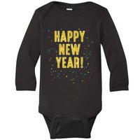 Happy New Year Baby Long Sleeve Bodysuit