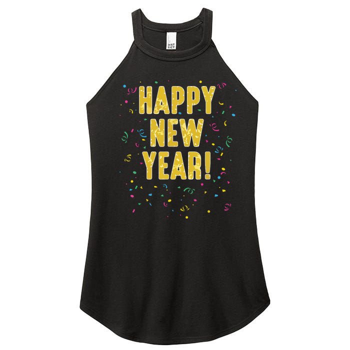 Happy New Year Women’s Perfect Tri Rocker Tank