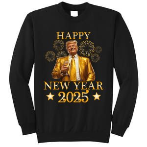 Happy New Year 2025 Funny Trump New Year New America Sweatshirt