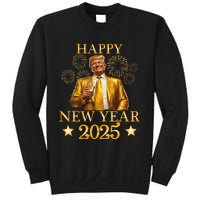 Happy New Year 2025 Funny Trump New Year New America Sweatshirt