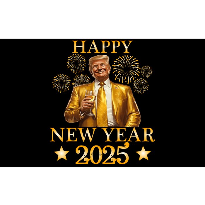 Happy New Year 2025 Funny Trump New Year New America Bumper Sticker