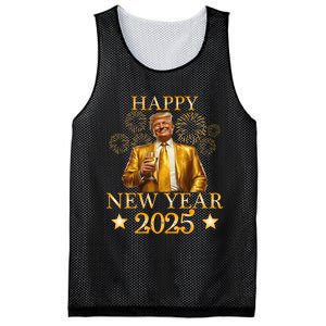 Happy New Year 2025 Funny Trump New Year New America Mesh Reversible Basketball Jersey Tank