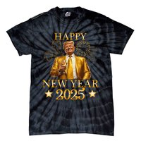 Happy New Year 2025 Funny Trump New Year New America Tie-Dye T-Shirt