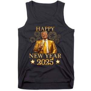 Happy New Year 2025 Funny Trump New Year New America Tank Top