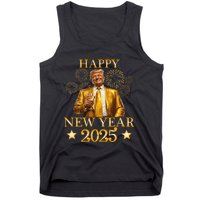 Happy New Year 2025 Funny Trump New Year New America Tank Top