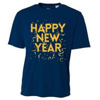 Happy New Year NYE Party Funny New Years Eve Confetti Cooling Performance Crew T-Shirt