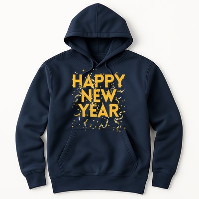 Happy New Year NYE Party Funny New Years Eve Confetti Hoodie