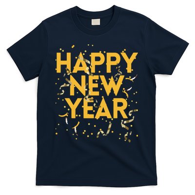 Happy New Year NYE Party Funny New Years Eve Confetti T-Shirt