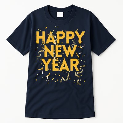 Happy New Year NYE Party Funny New Years Eve Confetti Tall T-Shirt