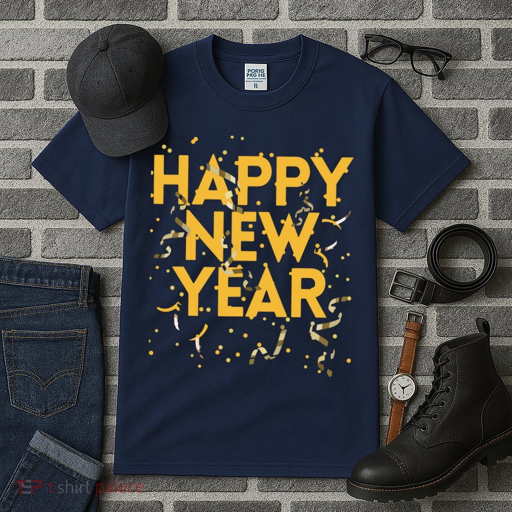 Happy New Year NYE Party Funny New Years Eve Confetti Tall T-Shirt