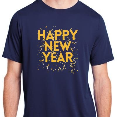 Happy New Year NYE Party Funny New Years Eve Confetti Adult ChromaSoft Performance T-Shirt