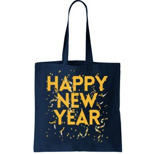 Happy New Year NYE Party Funny New Years Eve Confetti Tote Bag