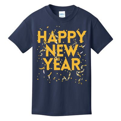 Happy New Year NYE Party Funny New Years Eve Confetti Kids T-Shirt
