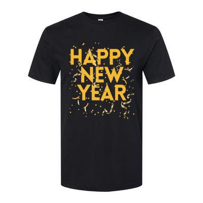 Happy New Year NYE Party Funny New Years Eve Confetti Softstyle CVC T-Shirt