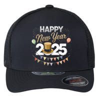 Happy New Year Party 2025 Ballon Family Matching Flexfit Unipanel Trucker Cap