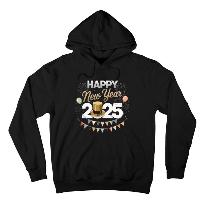 Happy New Year Party 2025 Ballon Family Matching Hoodie