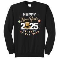 Happy New Year Party 2025 Ballon Family Matching Sweatshirt