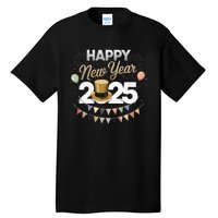 Happy New Year Party 2025 Ballon Family Matching Tall T-Shirt