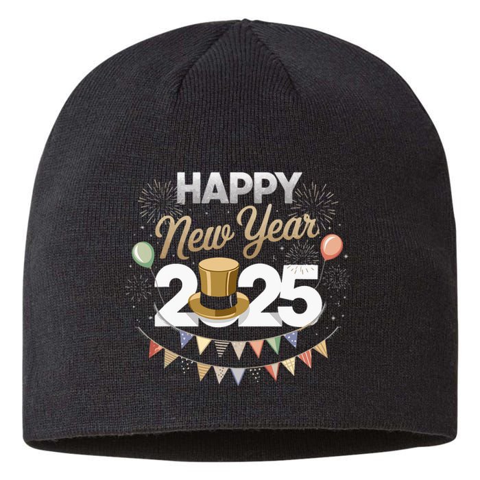 Happy New Year Party 2025 Ballon Family Matching Sustainable Beanie