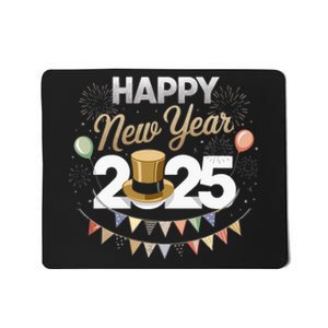 Happy New Year Party 2025 Ballon Family Matching Mousepad