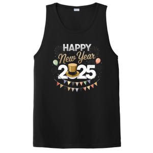 Happy New Year Party 2025 Ballon Family Matching PosiCharge Competitor Tank