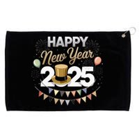 Happy New Year Party 2025 Ballon Family Matching Grommeted Golf Towel