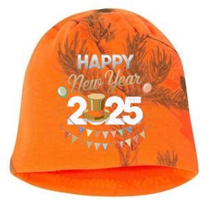 Happy New Year Party 2025 Ballon Family Matching Kati - Camo Knit Beanie