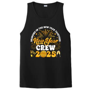 Happy New Year Crew 2025 Champagne Happy New Years Eve Party Gift PosiCharge Competitor Tank