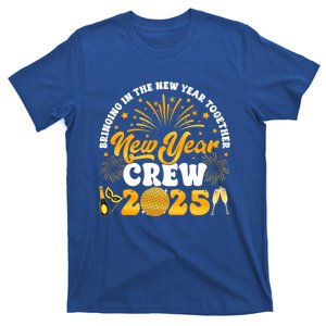 Happy New Year Crew 2025 Champagne Happy New Years Eve Party Gift T-Shirt