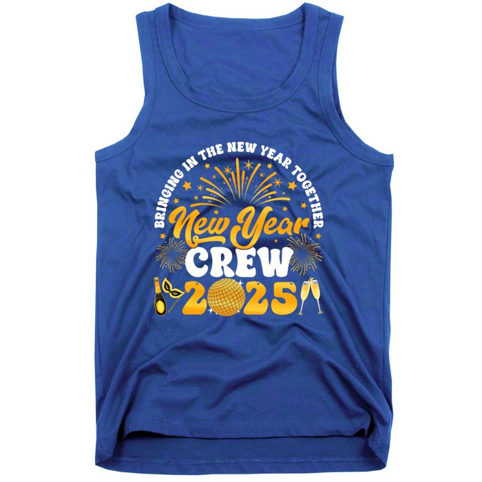 Happy New Year Crew 2025 Champagne Happy New Years Eve Party Gift Tank Top