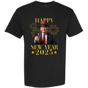 Happy New Year 2025 Funny Trump New Year New America Garment-Dyed Heavyweight T-Shirt