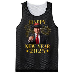 Happy New Year 2025 Funny Trump New Year New America Mesh Reversible Basketball Jersey Tank