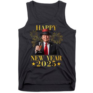 Happy New Year 2025 Funny Trump New Year New America Tank Top