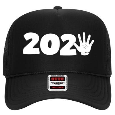 Happy New Year 2025 Family Party Countdown Nye Years Eve Gift High Crown Mesh Back Trucker Hat