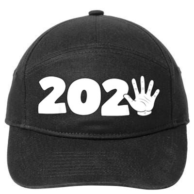 Happy New Year 2025 Family Party Countdown Nye Years Eve Gift 7-Panel Snapback Hat