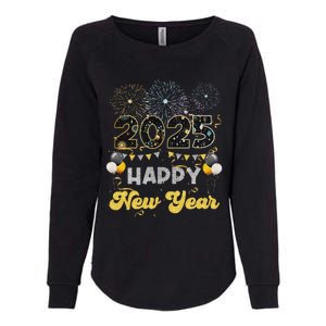 Happy New Year Party 2025 Ballon Family Matching Womens California Wash Sweatshirt